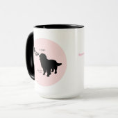 Nose Boop Dog Liebe Tasse (Vorderseite Links)