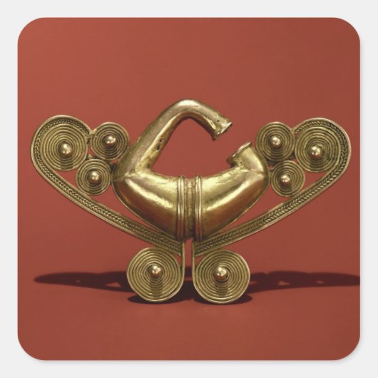 Nose Ornament, Tairona Kultur Quadratischer Aufkleber (Vorderseite)