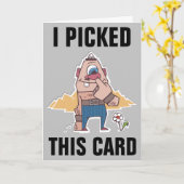 NOSE PICKER FUNNY GEBURTSTAGSKARTEN KARTE (Gelbe Blume)