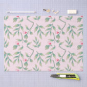Nosegay Pink Floral Tissue Paper Seidenpapier (Handwerk)