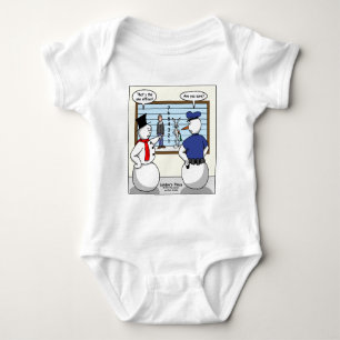 Noseless Snowman Bunny Suspting Geschenke & T-Shir Baby Strampler