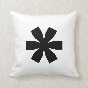 Nosetouch Presse-Sternchen-Kissen-Weiß Kissen