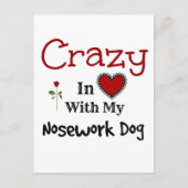 Nosework Dog Postkarte (Vorderseite)
