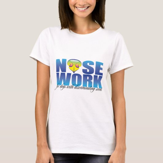 Nosework für Hunde mit diskriminierendem Geruch T-Shirt (Vorderseite)