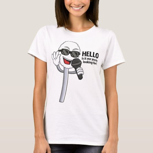 Nosework lustig singen Q-Tipp T-Shirt (Vorderseite)