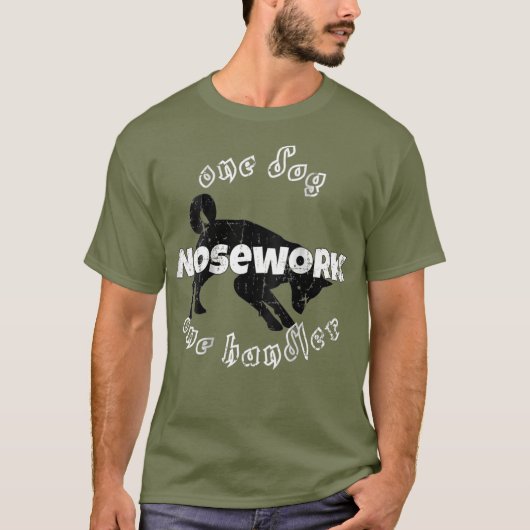 Nosework Tshirt One Dog One Handler_1 (Vorderseite)