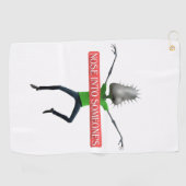 Nosey business golfhandtuch (Horizontal)