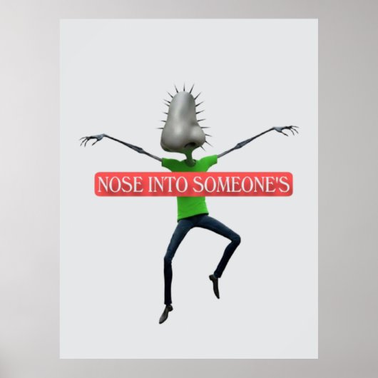 Nosey business poster (Vorne)