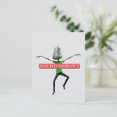 Nosey business postkarte (Stehend Vorderseite)