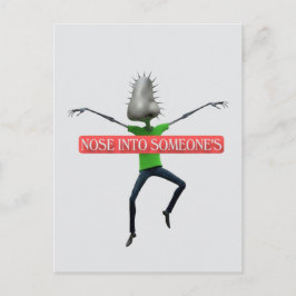 Nosey business postkarte