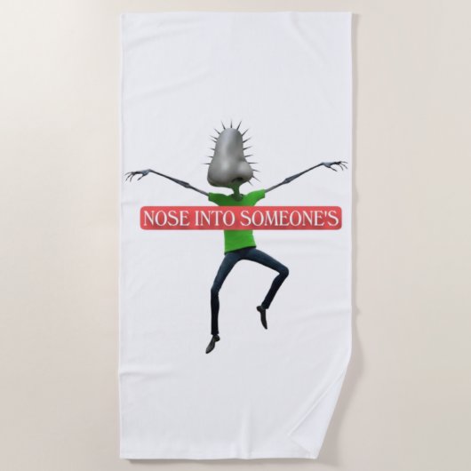 Nosey business strandtuch (Vorderseite)