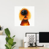 Nosey Dog ' SMELLS LiKe SuNSHiNe ' von Shirley Mac Poster (Heimbüro)