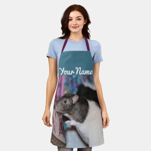 Nosey rat schürze (Getragen)