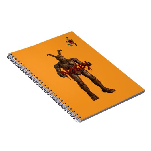 Nosey The Robot Spiral Photo Notizblock (Rechte Seite)