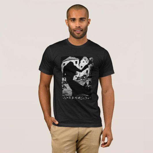 Nosferatu Albin Grau Kunst T-Shirt (Vorne ganz)