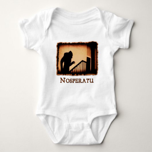 Nosferatu Beängstigend Vampire Products Baby Strampler (Vorderseite)