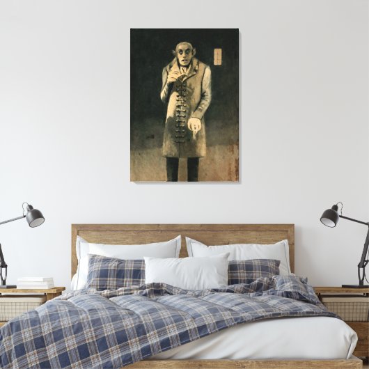 Nosferatu Count Orlok Leinwanddruck (Insitu (Schlafzimmer))