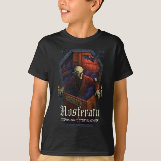 Nosferatu Demeter Coffin Edition Youth T - Shirt (Vorderseite)