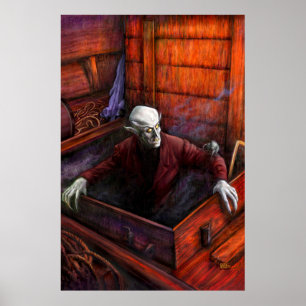 Nosferatu Demeter Poster - Full Scene Gothic