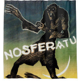 Nosferatu Film-Plakat Duschvorhang