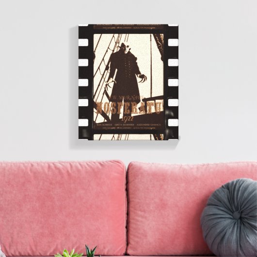 Nosferatu Filmstrip Canvas Print Leinwanddruck (Insitu (Wohnzimmer))
