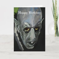 'Nosferatu' Geburtstagskarte