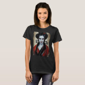 Nosferatu Geisha | Portrait eines Vampirs T-Shirt (Vorne ganz)