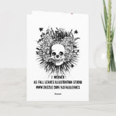 Nosferatu Halloween Card Karte (Rückseite)