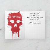 Nosferatu Halloween Card Karte (Innenseite)