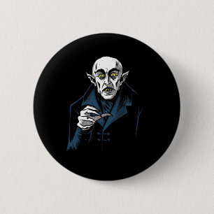 Nosferatu Halloween Vampire Horror Dracula Button