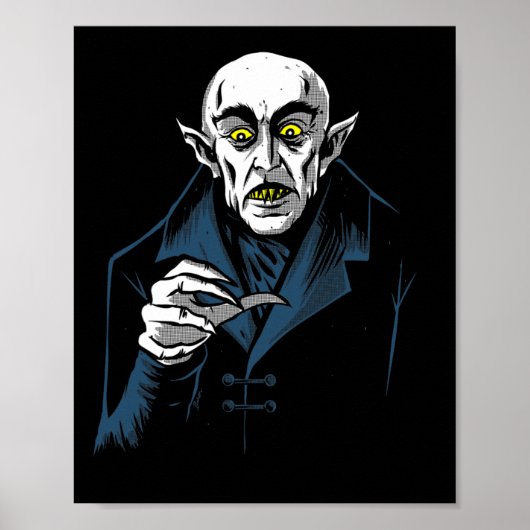 Nosferatu Halloween Vampire Horror Dracula Poster (Vorne)