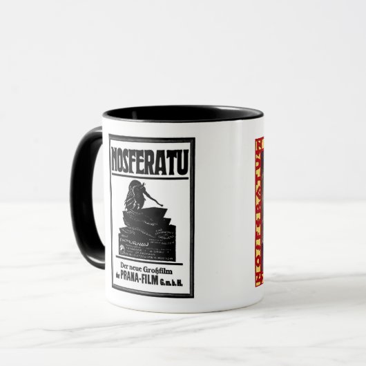 Nosferatu Kaffee-Tasse Tasse (Vorderseite Links)