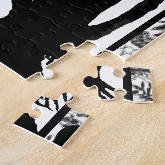 Nosferatu-Schatten auf der Treppe Puzzle (Seite)