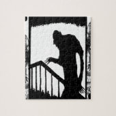 Nosferatu-Schatten auf der Treppe Puzzle (Vertikal)