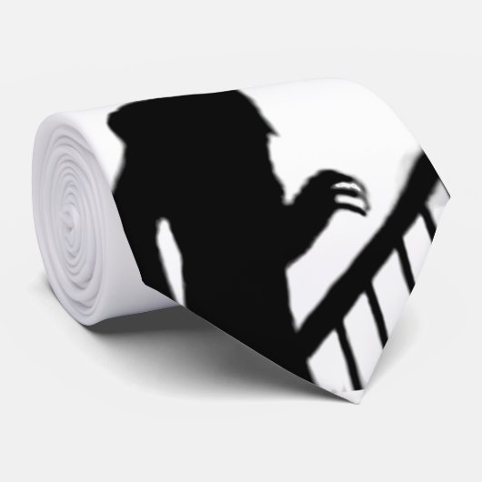 Nosferatu Silhouette-Krawatte Krawatte (Gerollt)