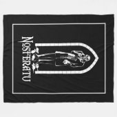 Nosferatu Vampir Fleecedecke (Vorderseite (Horizontal))