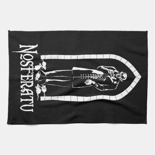 Nosferatu Vampir Geschirrtuch (Horizontal)