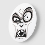 Nosferatu Vampire Face Große Wanduhr (Winkel)