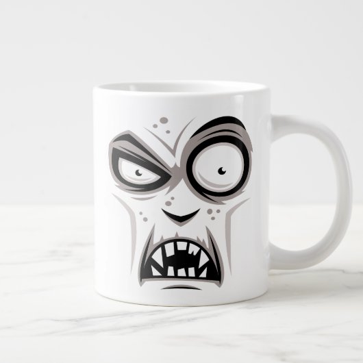 Nosferatu Vampire Face Jumbo-Tasse (Rechts)