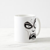 Nosferatu Vampire Face Kaffeetasse (VorderseiteRechts)