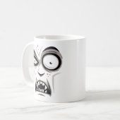 Nosferatu Vampire Face Kaffeetasse (Vorderseite Links)