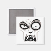 Nosferatu Vampire Face Magnet (Vorderseite/Rückseite)