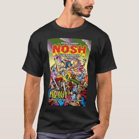 Nosh den Küchen-Barbaren! T-Shirt (Vorderseite)