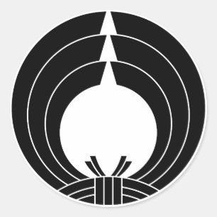 Noshi-Kreis Runder Aufkleber