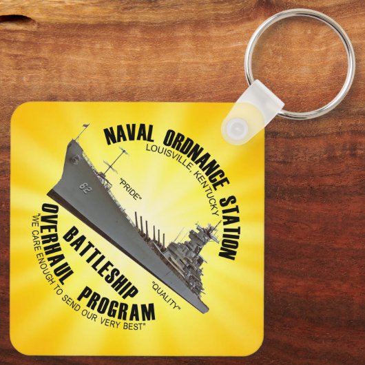 NOSL-Logo/Schlüsselanhänger zur Schlachtung Schlüsselanhänger (Rückseite)