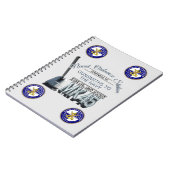 NOSL Mk45 Gun Spiral Notebook Notizblock (Linke Seite)