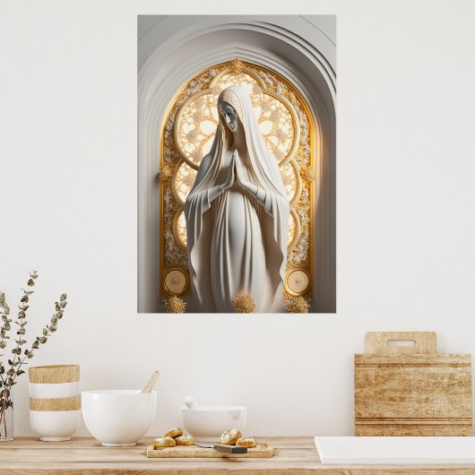 Nossa Senhora de Fátima - ByCreativeMinds Poster (Küche)