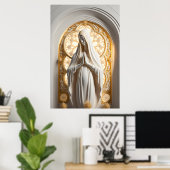 Nossa Senhora de Fátima - ByCreativeMinds Poster (Heimbüro)