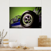 Nostalgia Dragster Poster (Küche)