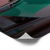 Nostalgia Dragster Poster (Ecke)